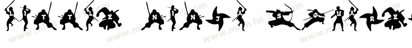 little ninja square字体转换